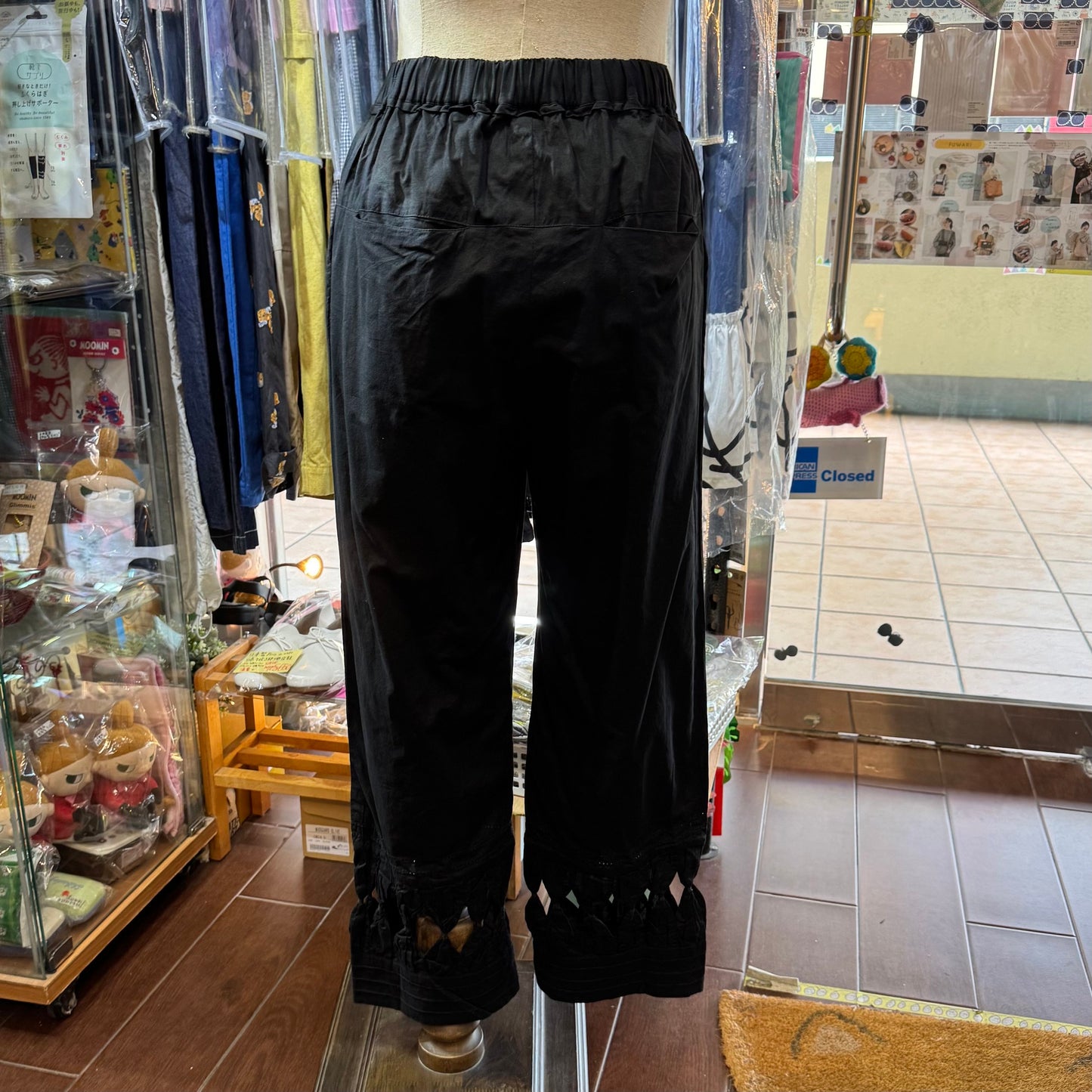 Doux Bleu Bkack Pants, made in India