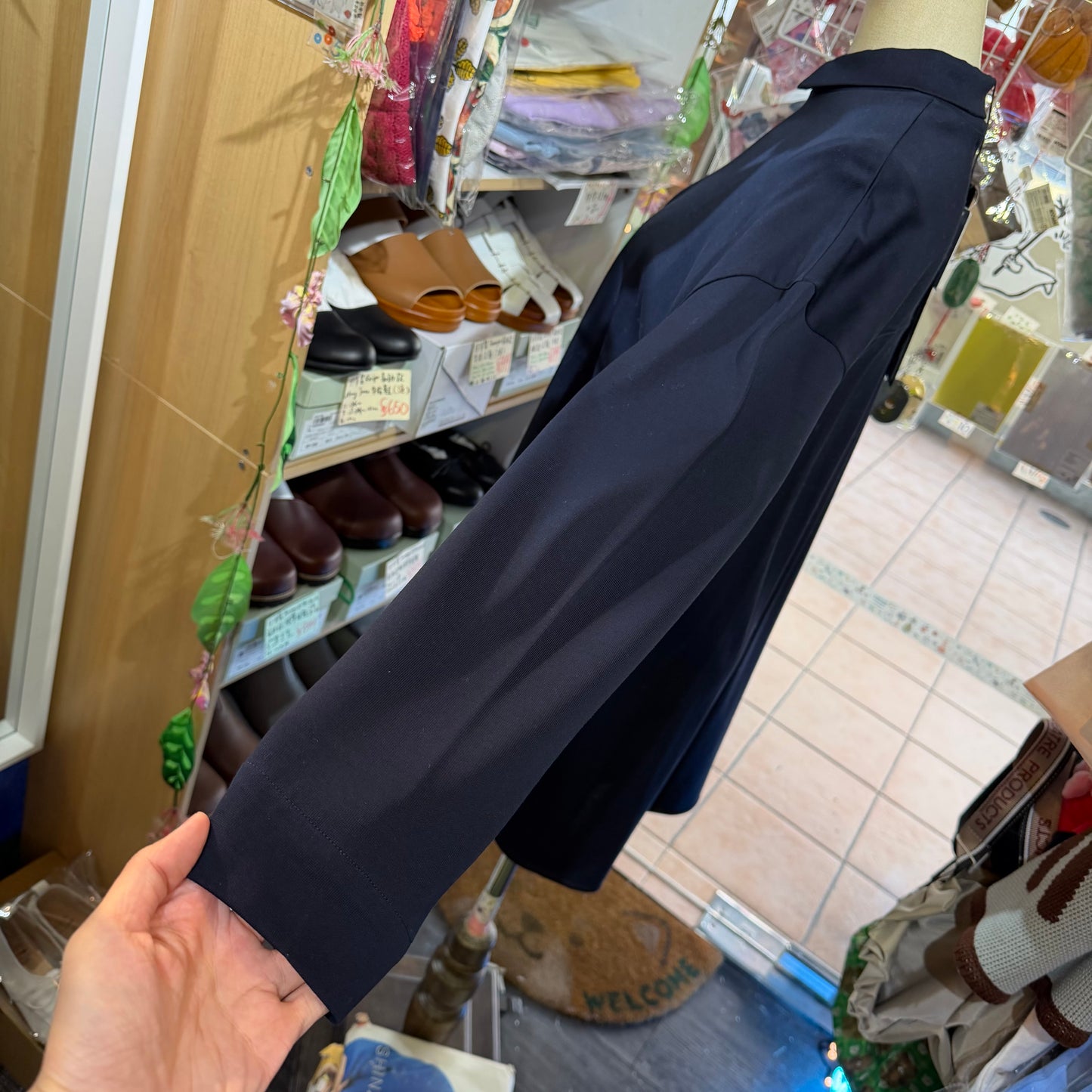Siwaly fluid Long Blouse, 2 Colors, made in Japan