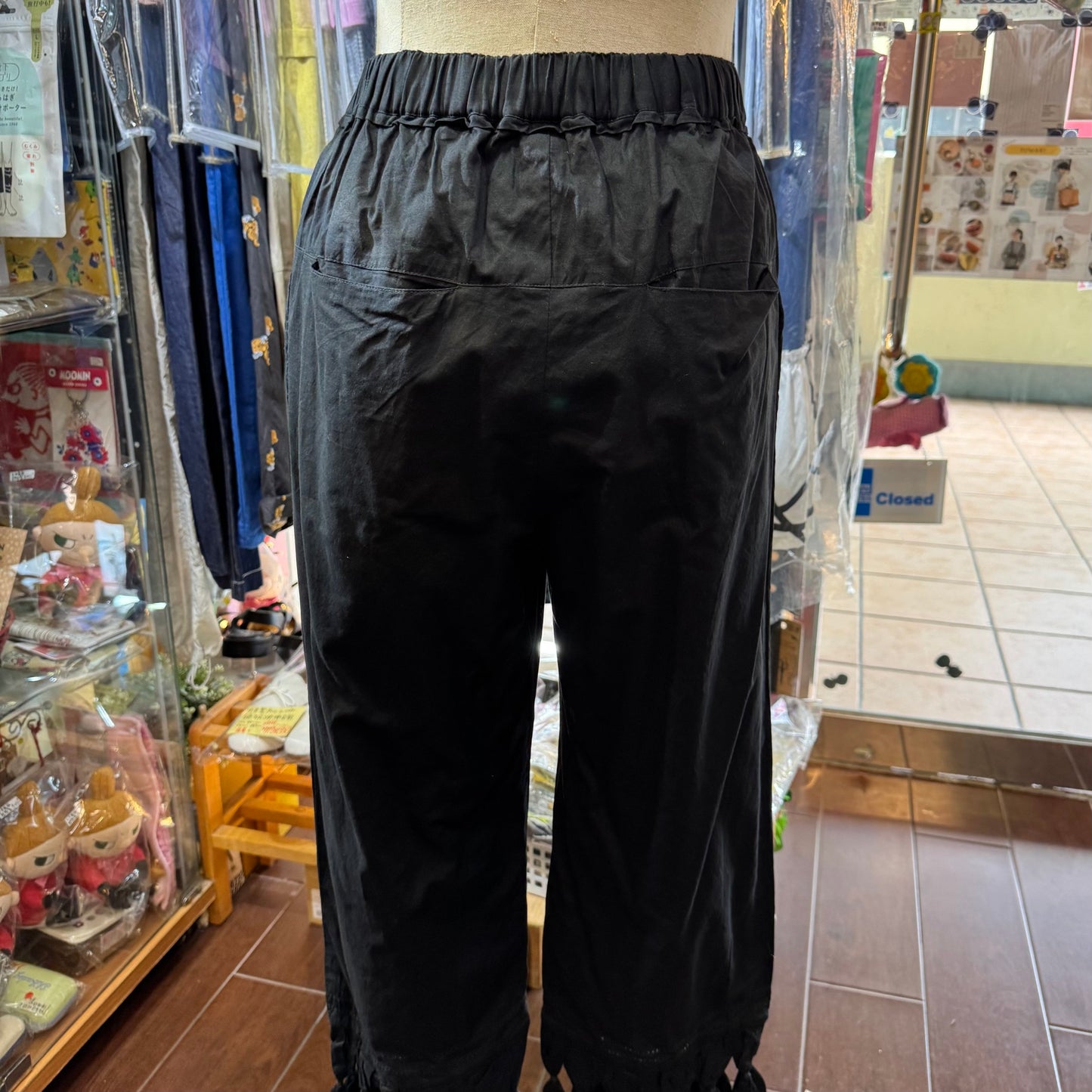 Doux Bleu Bkack Pants, made in India