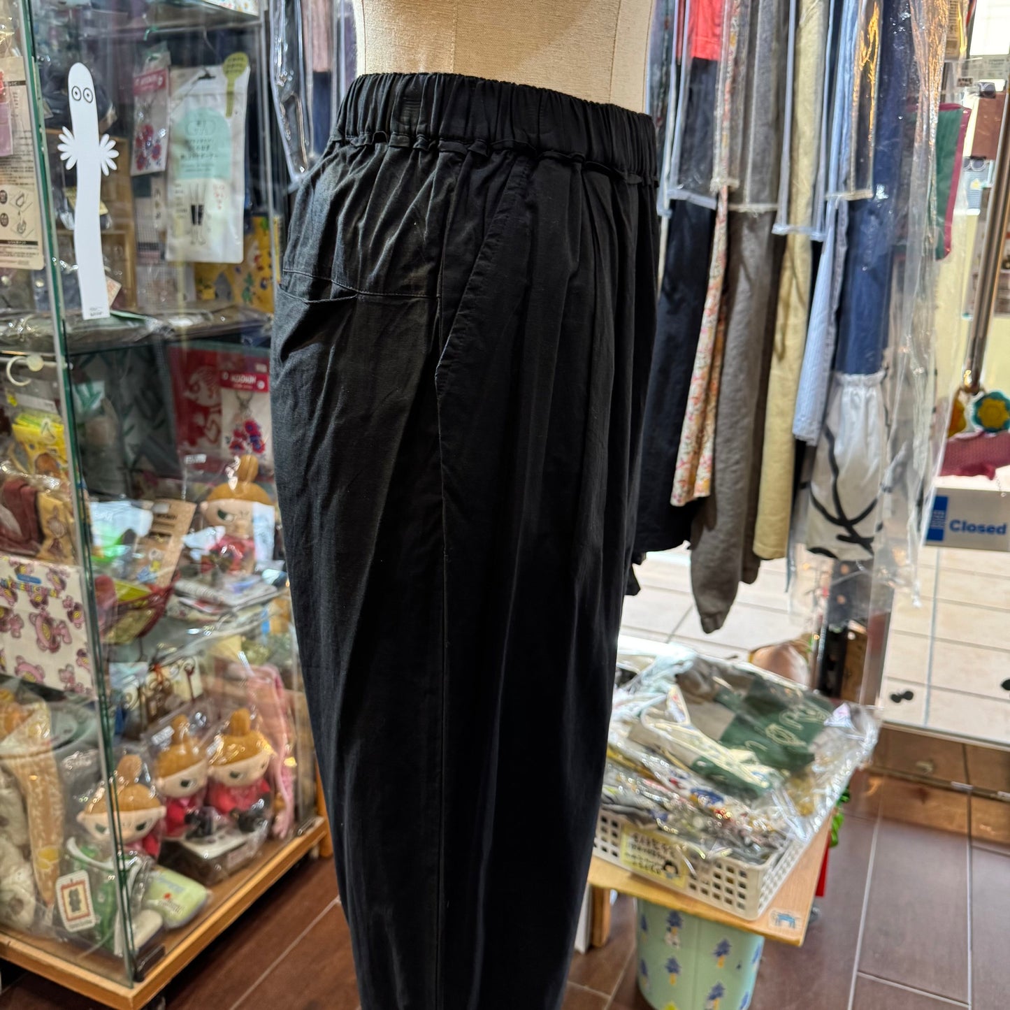 Doux Bleu Bkack Pants, made in India