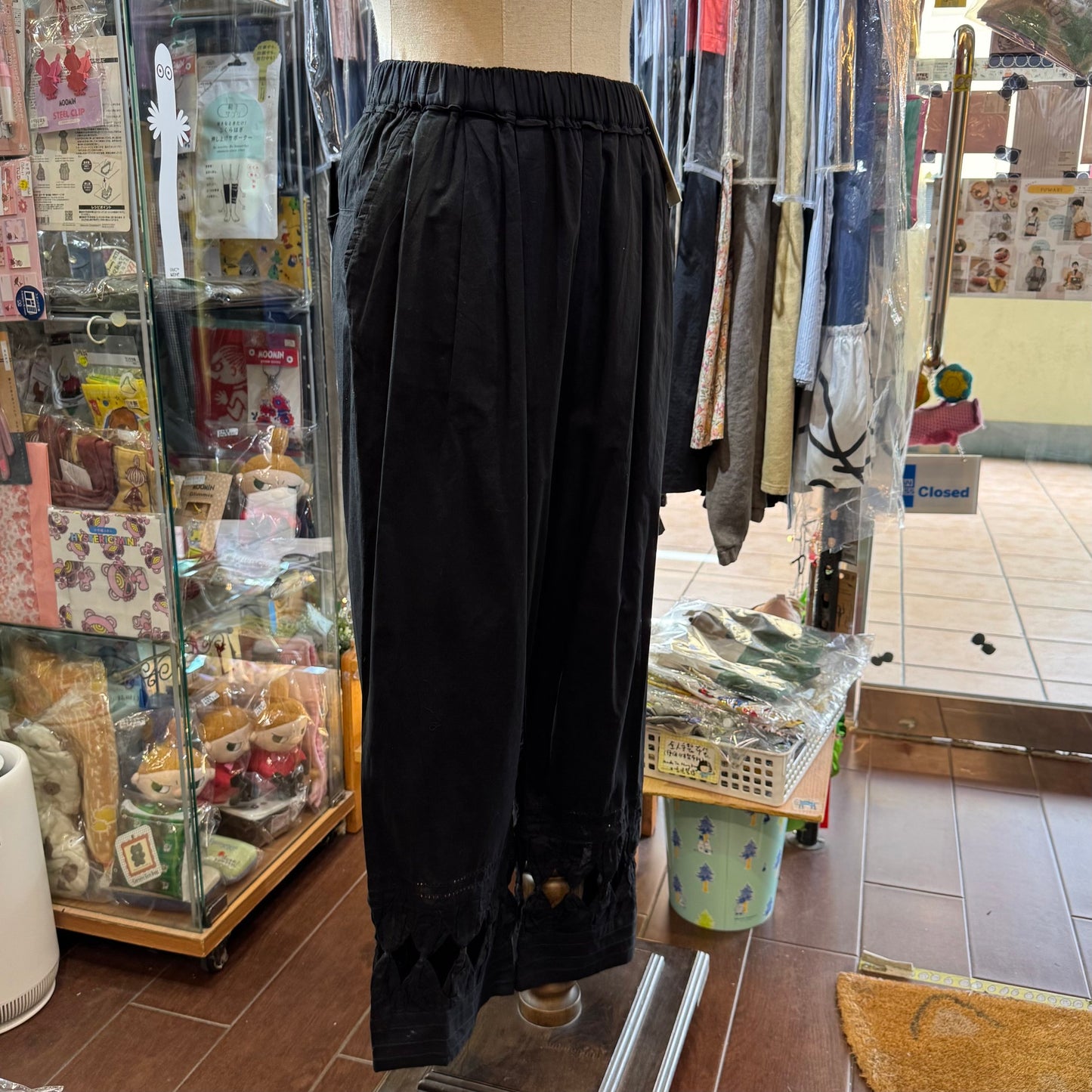 Doux Bleu Bkack Pants, made in India