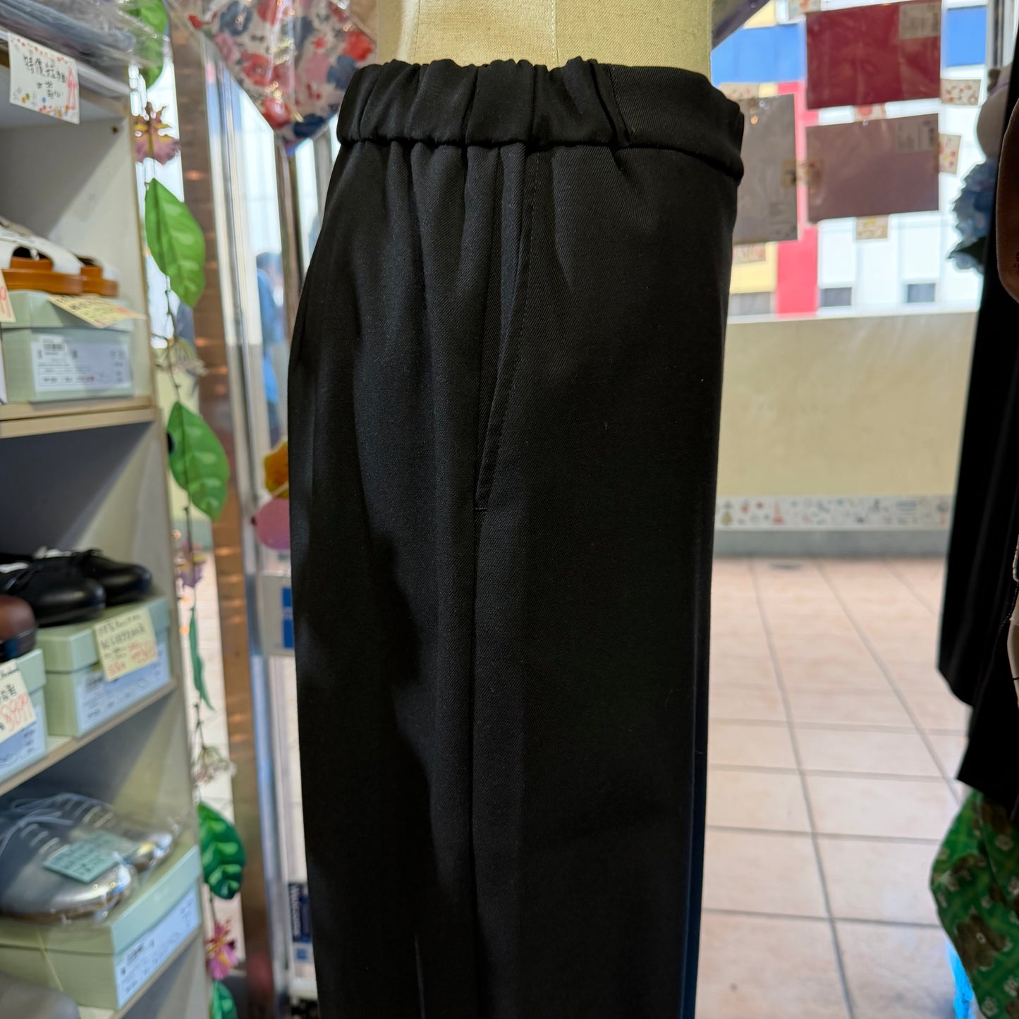 Mizuiro Ind Black Pants, made in Japan