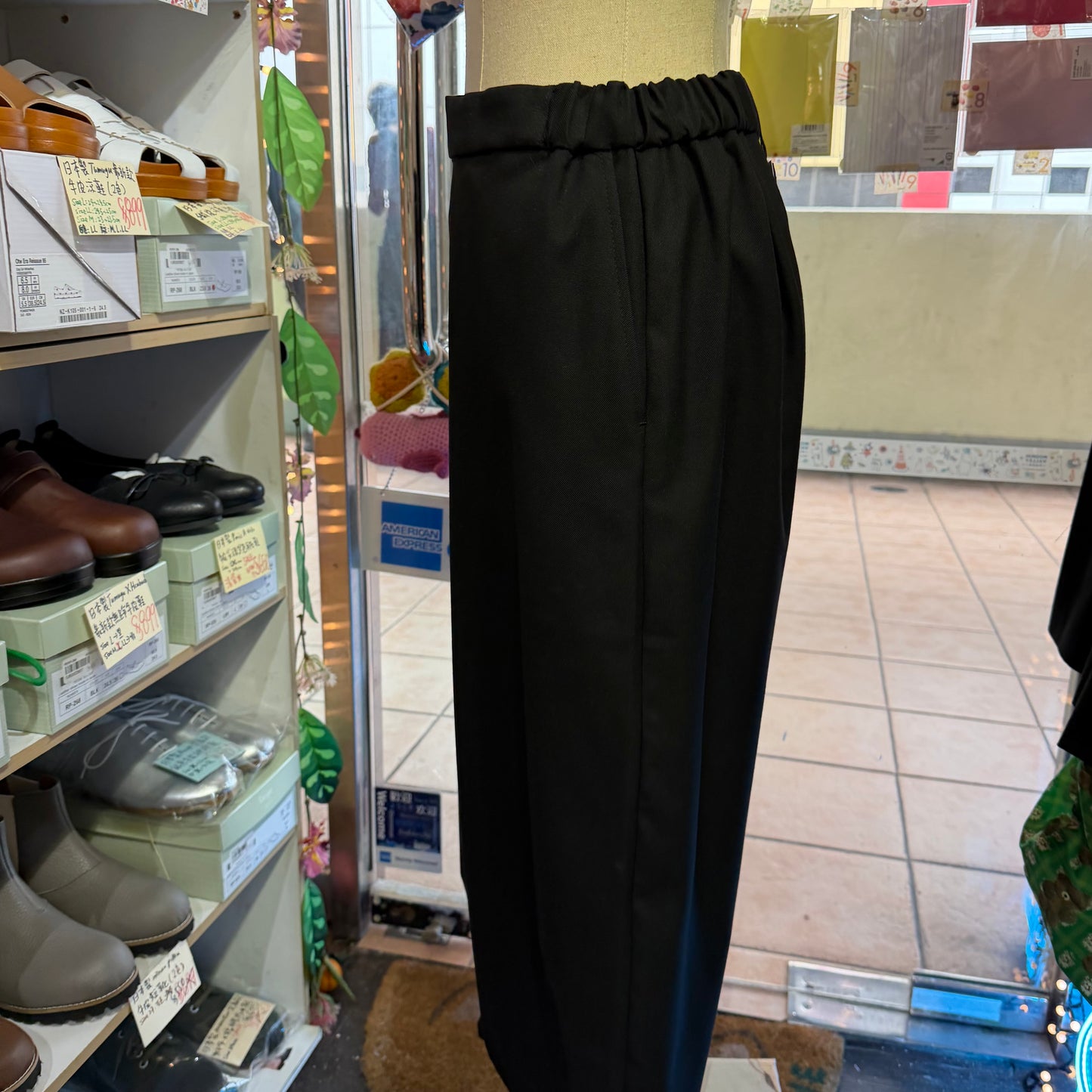 Mizuiro Ind Black Pants, made in Japan