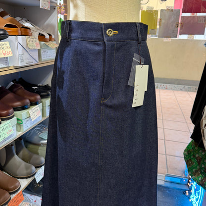 Sale- Trois Long Denim Skirt, made in Japan
