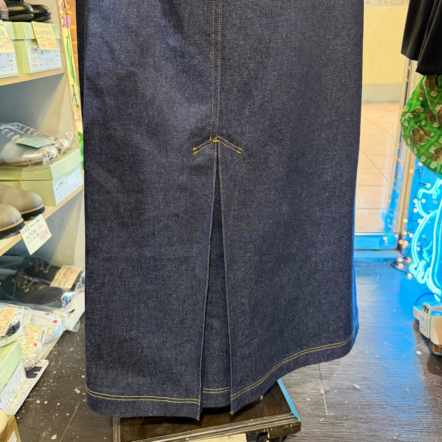 Sale- Trois Long Denim Skirt, made in Japan
