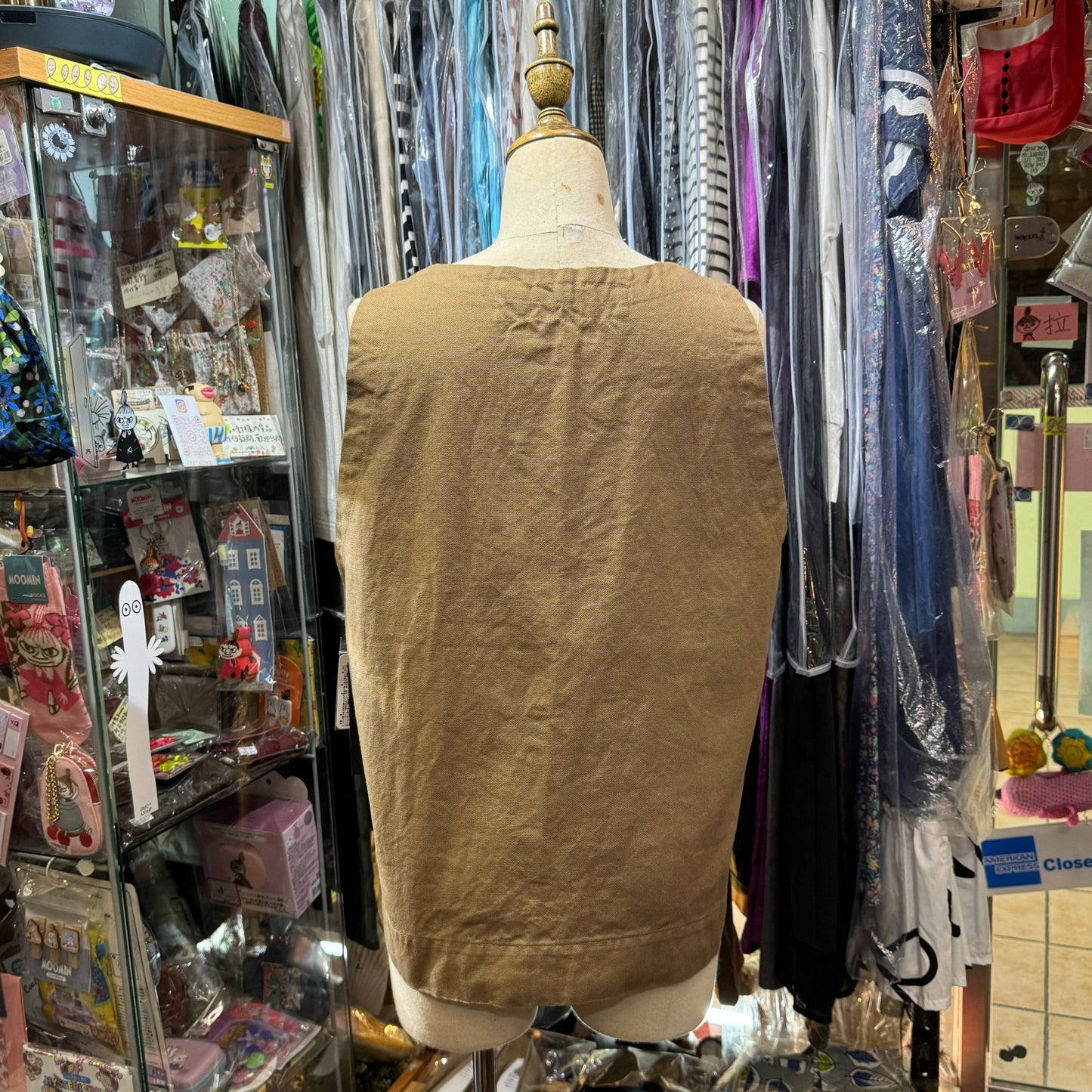EXTRA20- Vent Blanc Caramel Vest, made in Japan