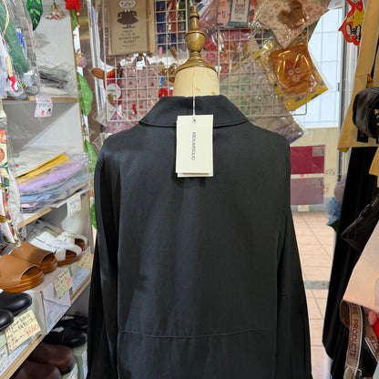 Midiumisolid Black Jacket, made in Japan