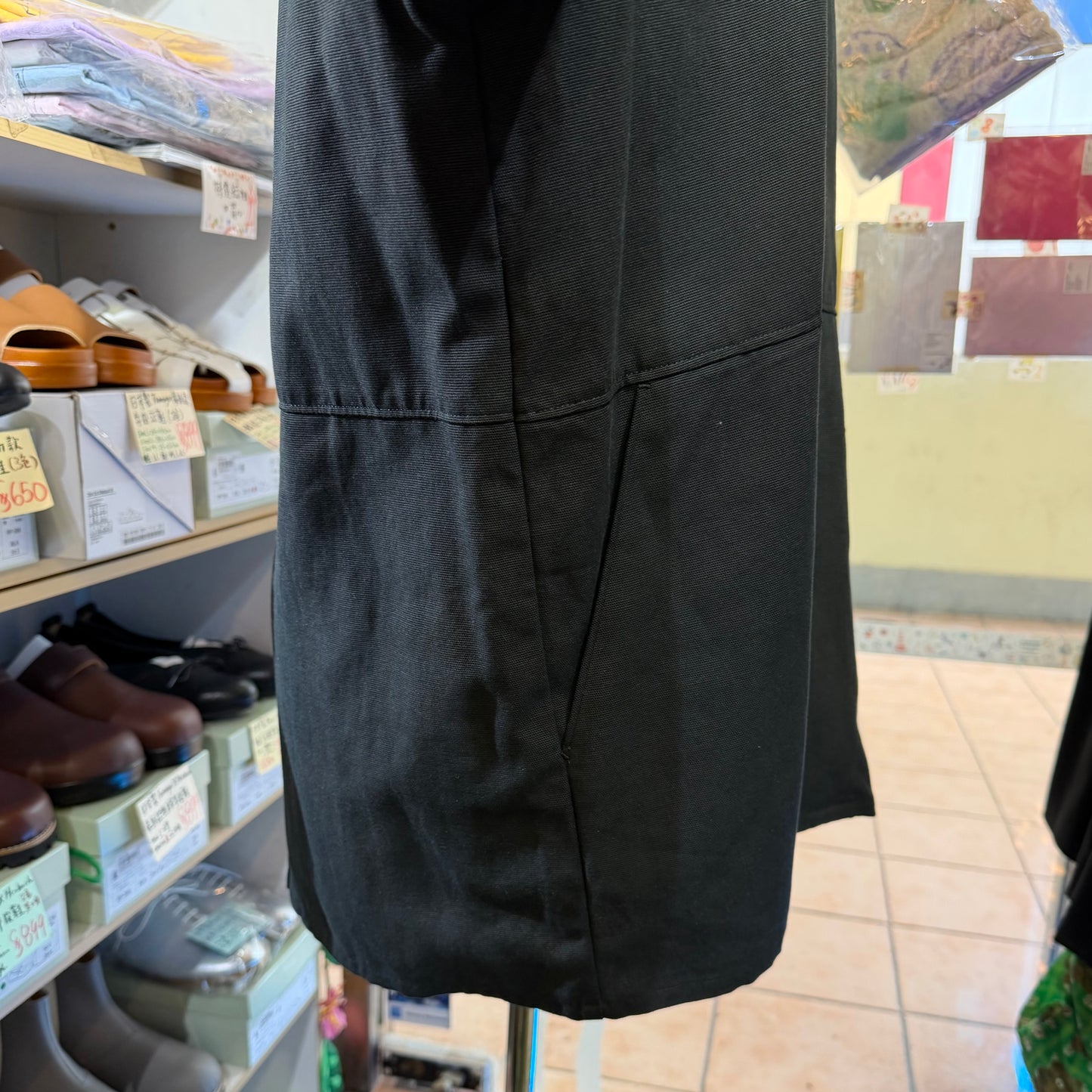 Midiumisolid Black Jacket, made in Japan