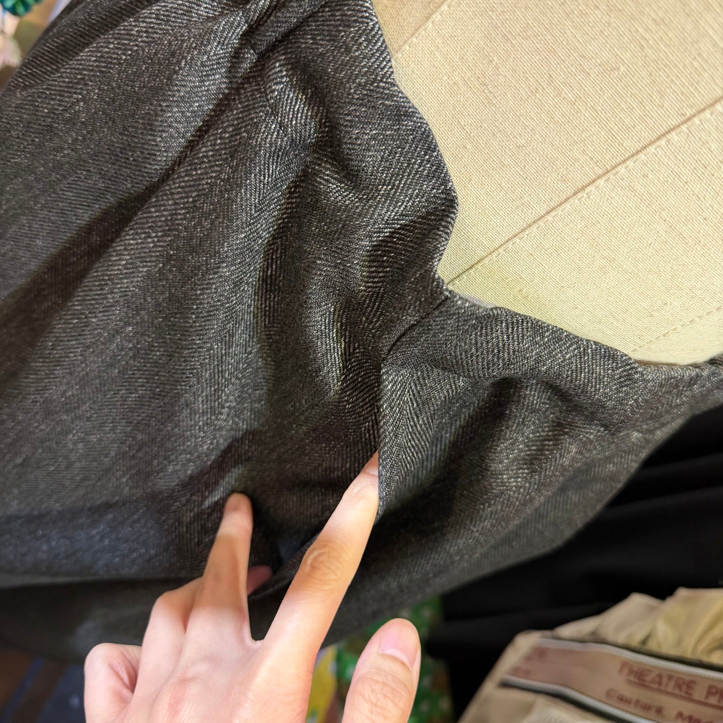 Mizuiro Ind Charcoal Pants, made in Japan