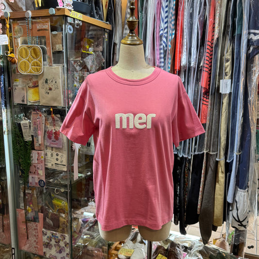Nouvelles du Paradis Mer Pink T-shirt, made in Japan