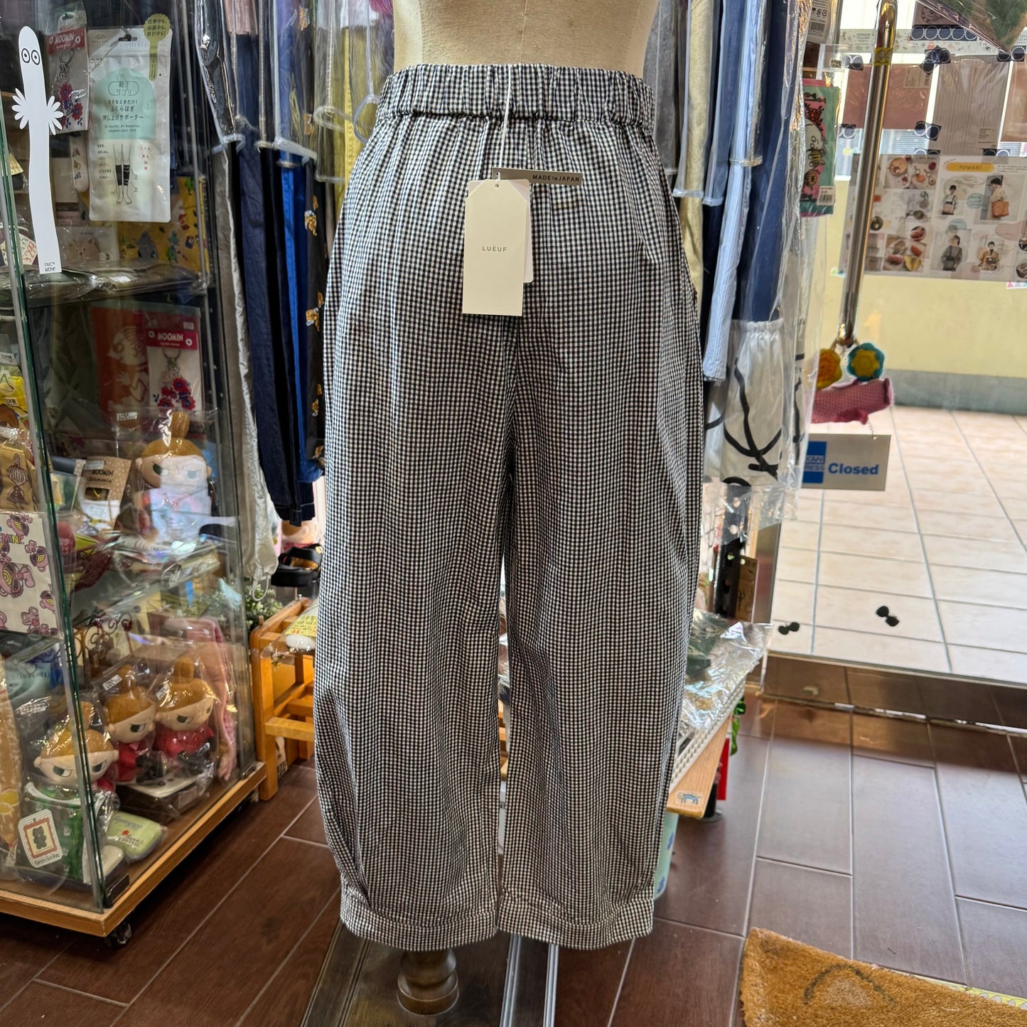 Lueuf Checked Pants, 2 Colors, made in Japan