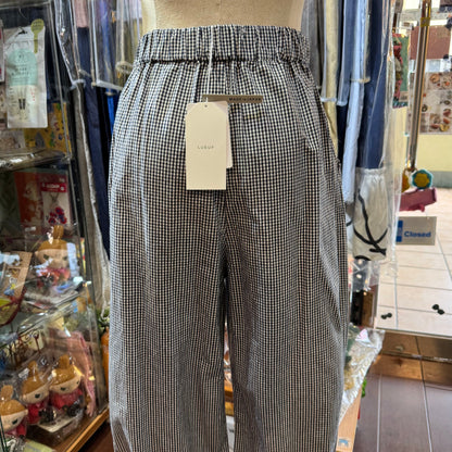 Sale- Lueuf Checked Pants, 2 Colors, made in Japan