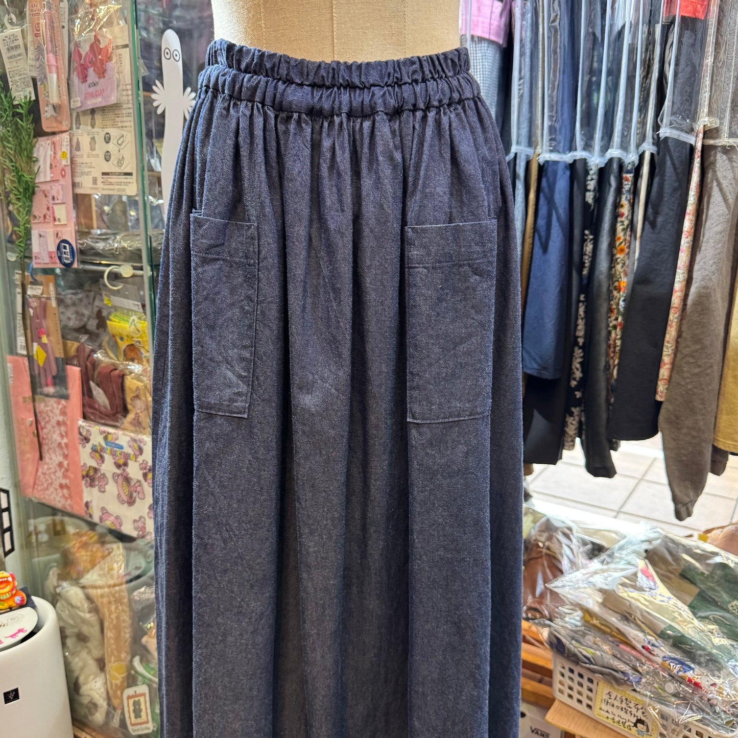 Sale- Diaries Denim Skirt, made in Japan