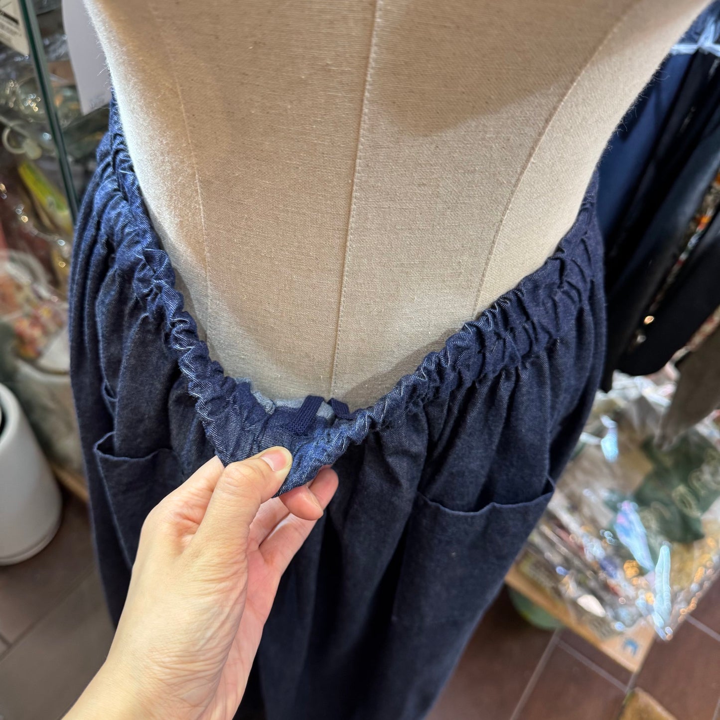 Sale- Diaries Denim Skirt, made in Japan