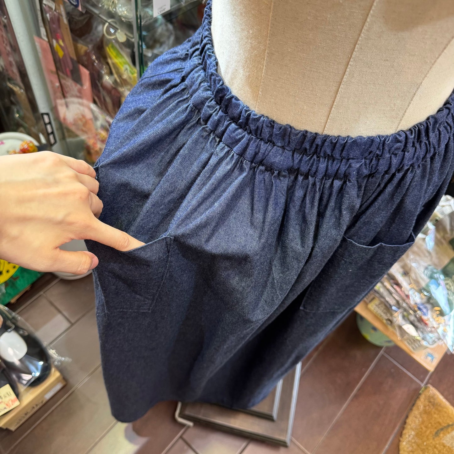 Sale- Diaries Denim Skirt, made in Japan
