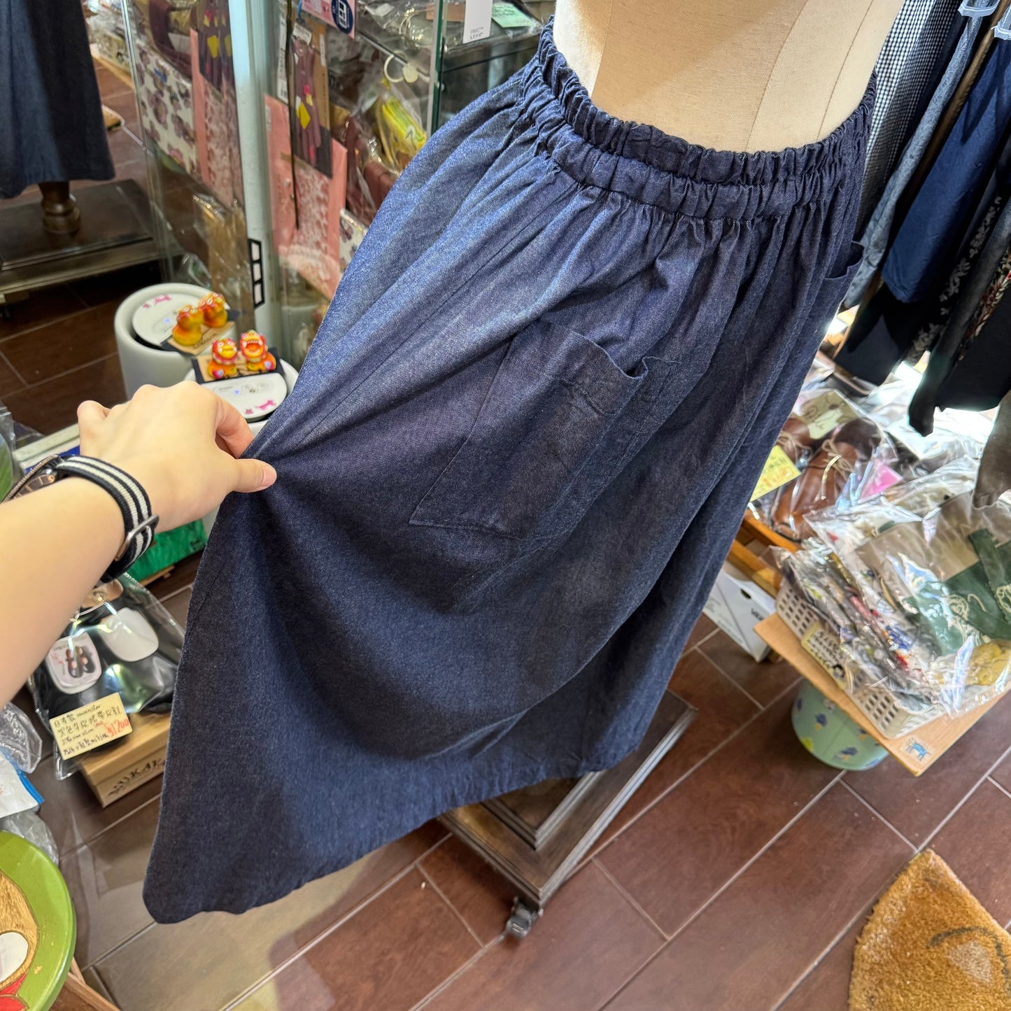 Sale- Diaries Denim Skirt, made in Japan