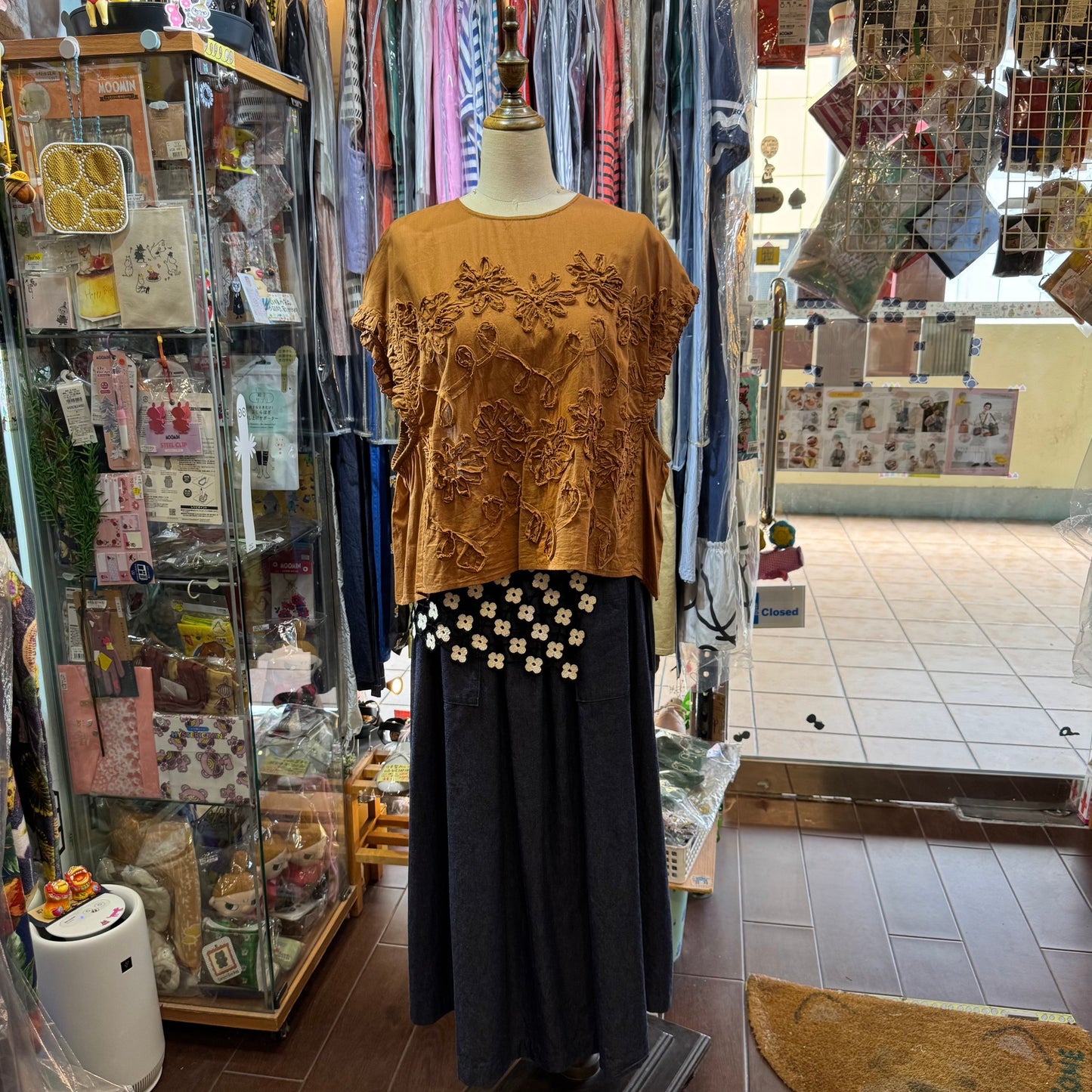 Sale- Diaries Denim Skirt, made in Japan
