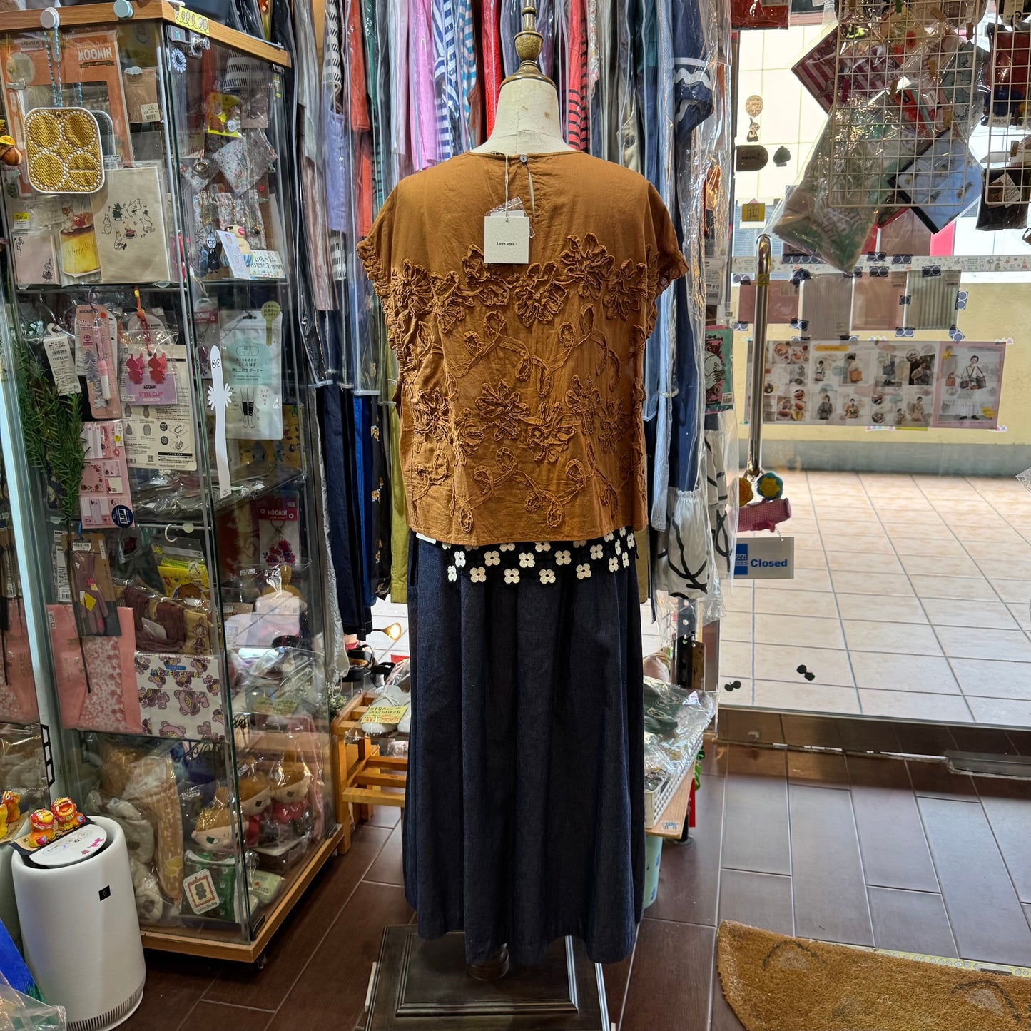 Sale- Diaries Denim Skirt, made in Japan