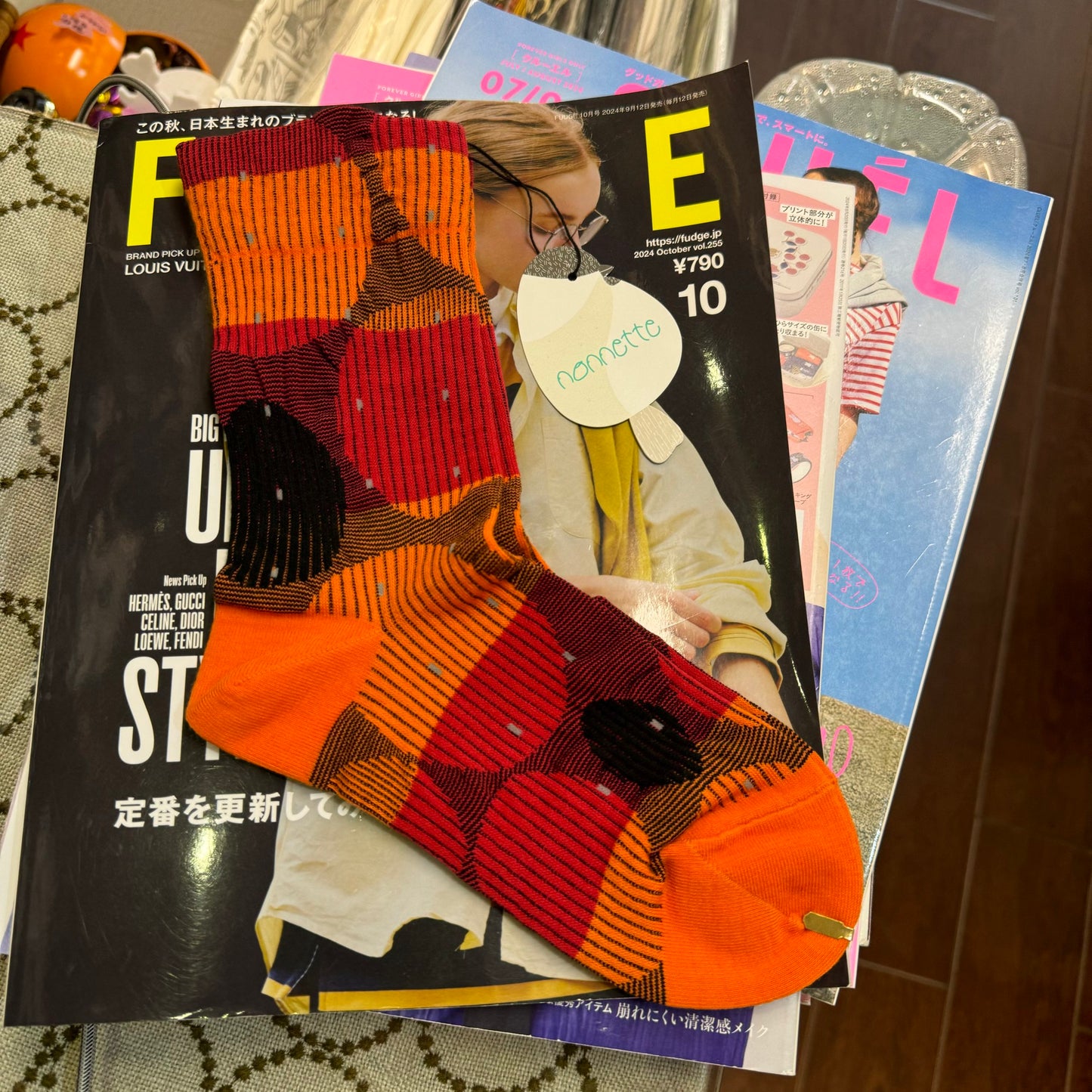 Nonnette Planet Socks, 3 Colors, made in Japan (#344)