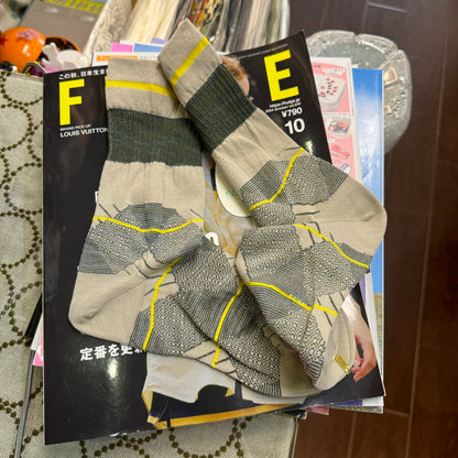 Nonnette Active Line Grey Socks, made in Japan  (#346)