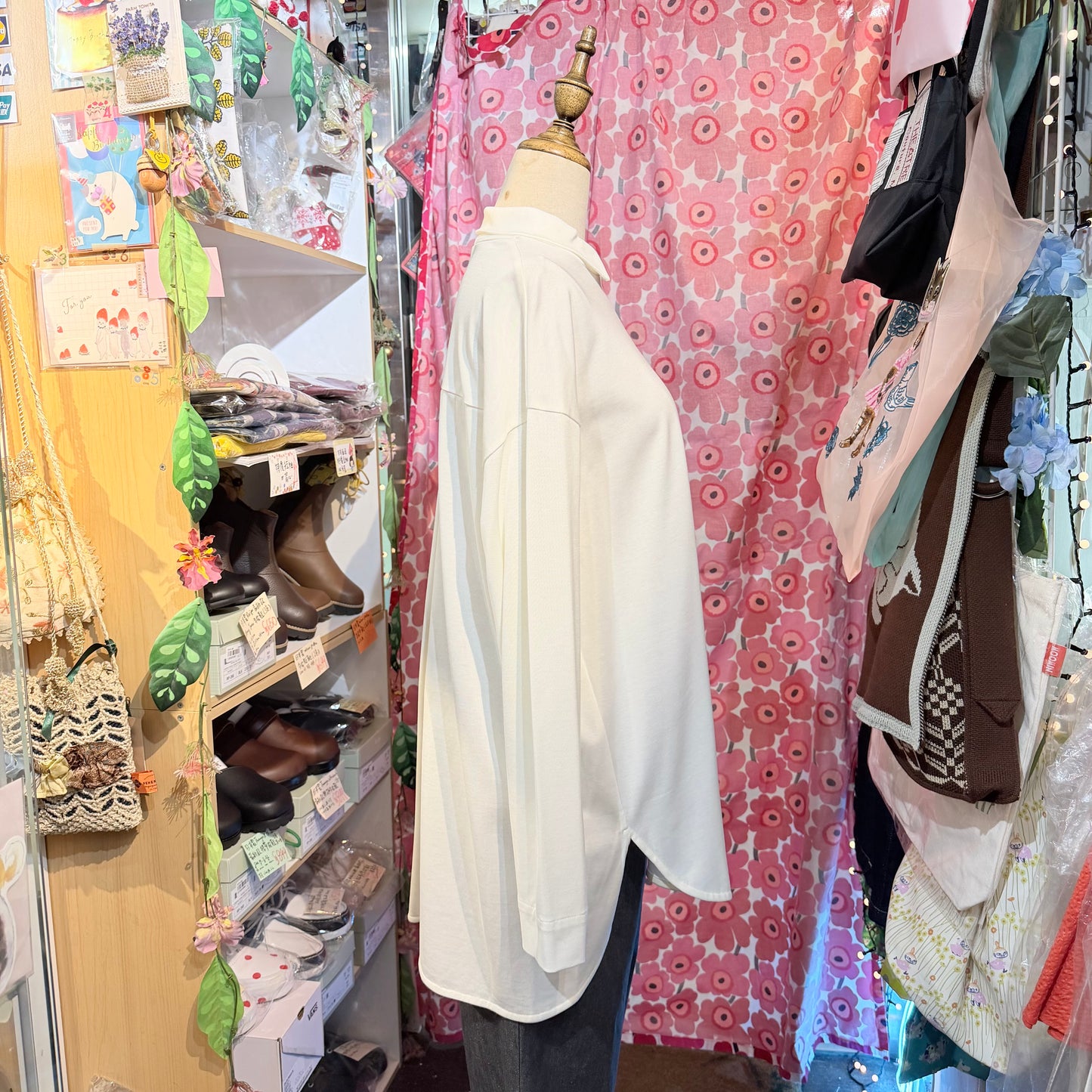 Siwaly fluid Long Blouse, 2 Colors, made in Japan