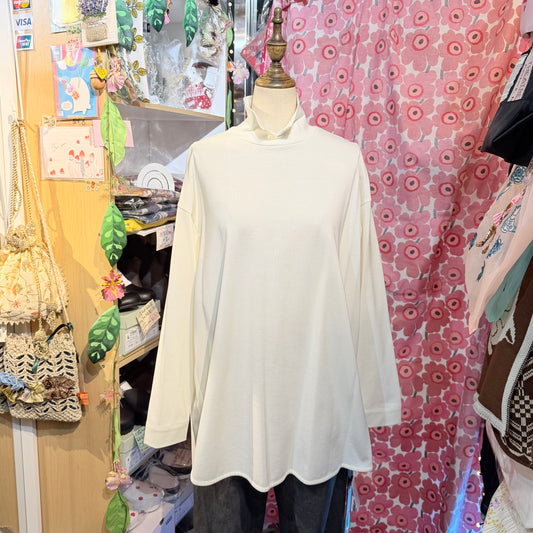 Siwaly fluid Long Blouse, 2 Colors, made in Japan