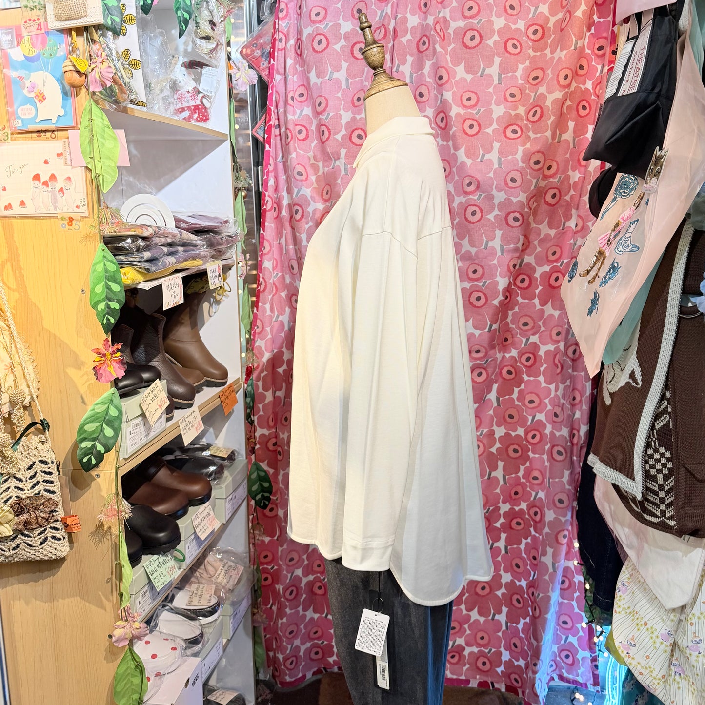 Siwaly fluid Long Blouse, 2 Colors, made in Japan