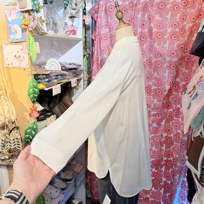 Siwaly fluid Long Blouse, 2 Colors, made in Japan