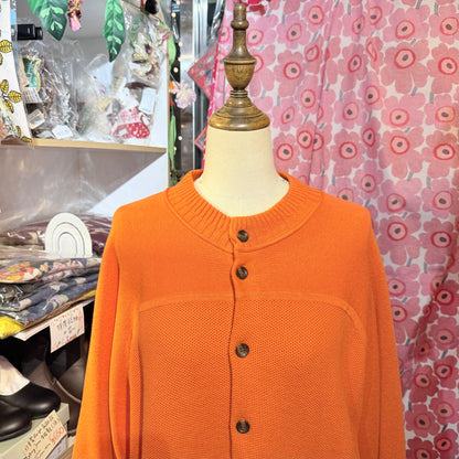 Estroislose Orange Cardigan