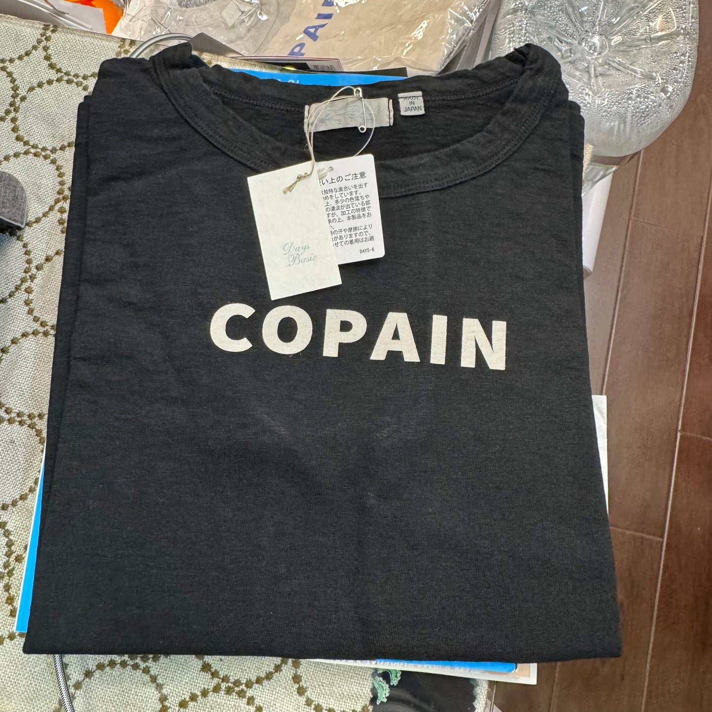 Days COPAIN T-shirt, 5 Colors, mad in Japan