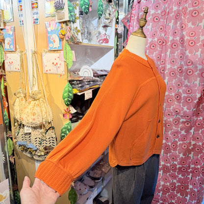 Estroislose Orange Cardigan