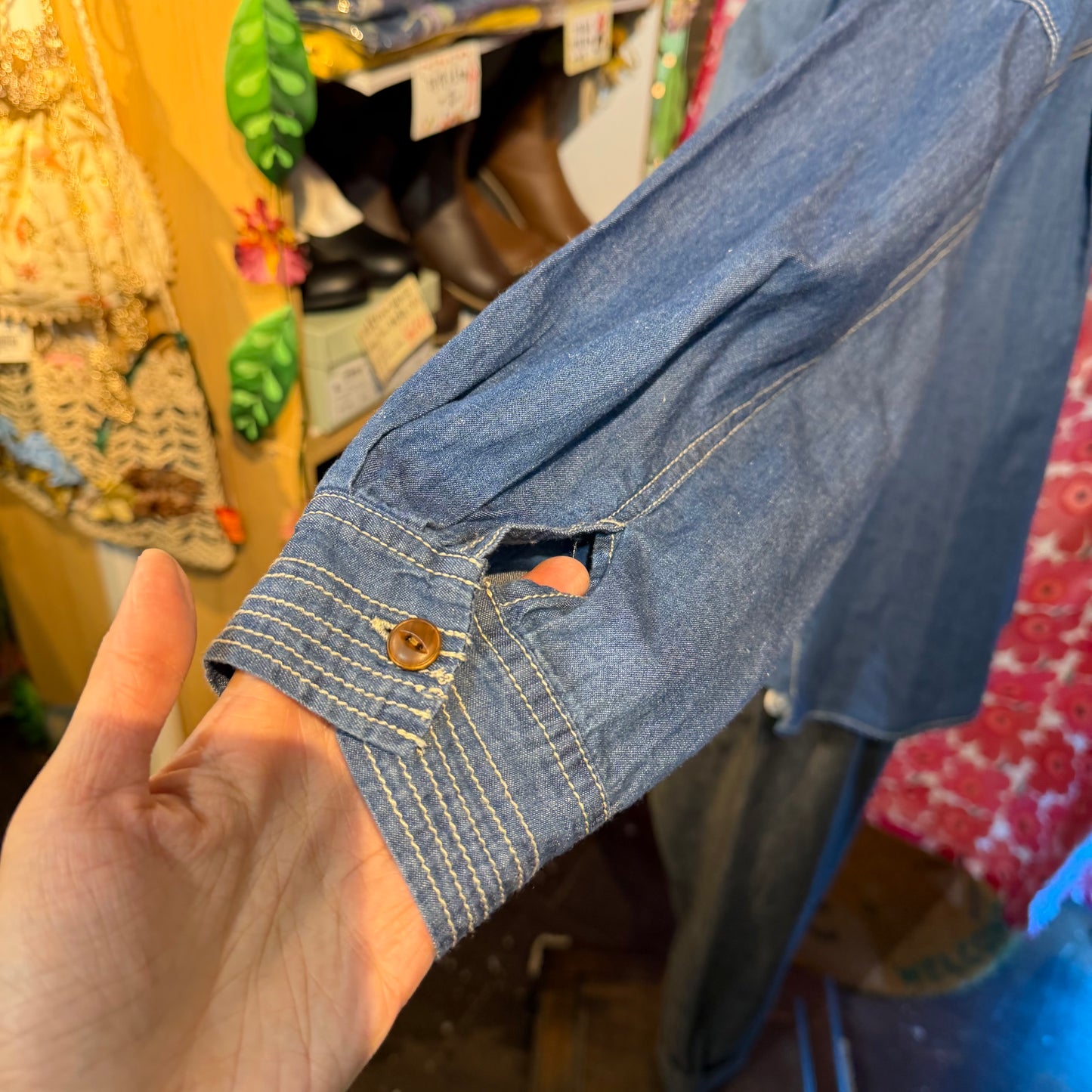 Sale- Tumugu Denim Shirt, 2 Colors