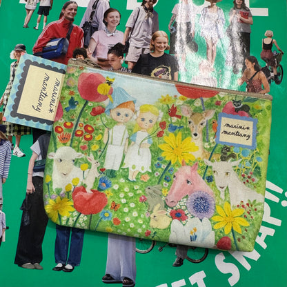 Marini Montrany Boy and Girl Cotton Pounch, made in Japan