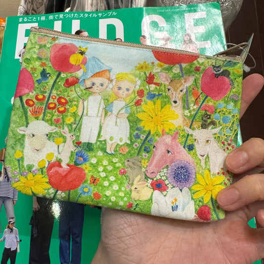 Marini Montrany Boy and Girl Cotton Pounch, made in Japan