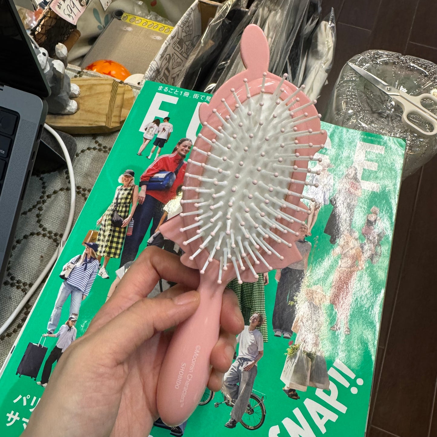 SHOBIDO Little My Pink Hair Brush