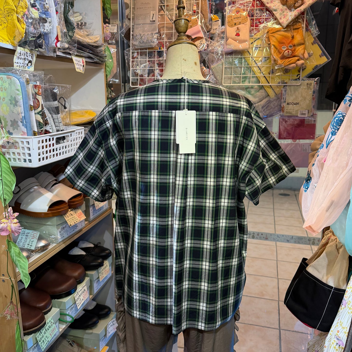 Diaries Checked Shirt, 2 Colors, made in Japan