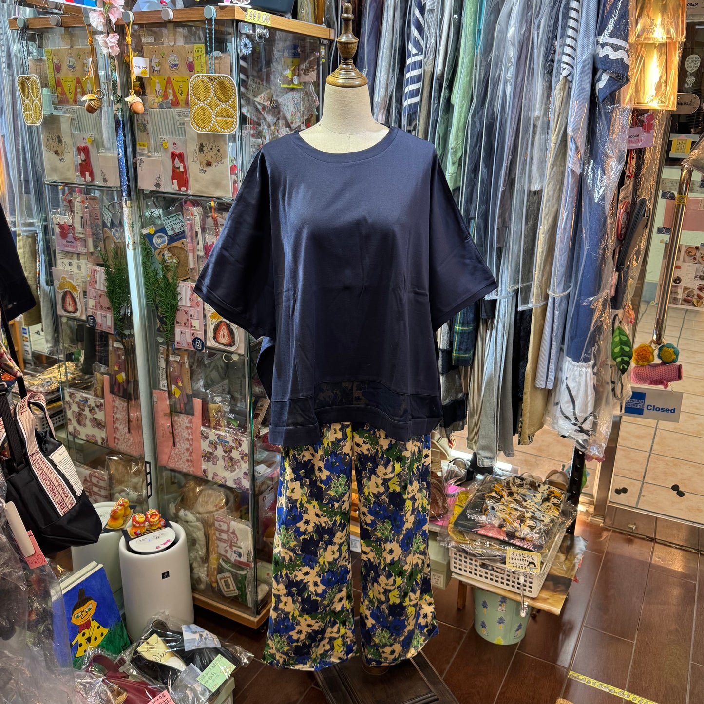 Mizuiro Ind Cotton Top, 2 Colors, made in Japan