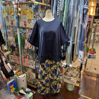 Mizuiro Ind Cotton Top, 2 Colors, made in Japan