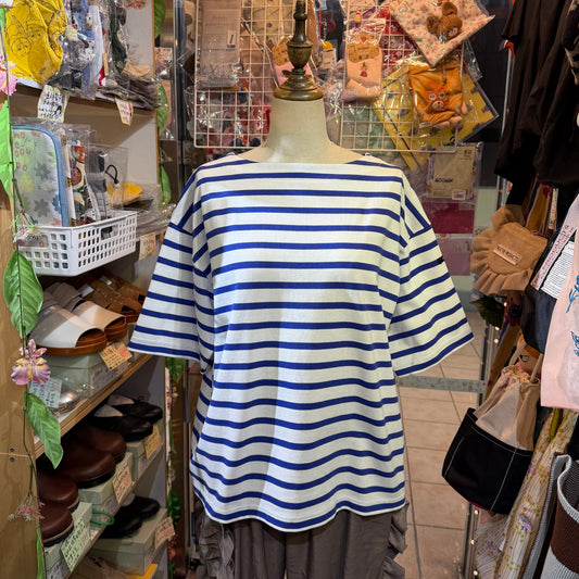 Grand Park Striped T-shirt, 2 Colors, made in Japan