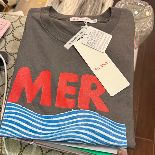 All Hours MER T-shirt, 3 Colors, made in Japan
