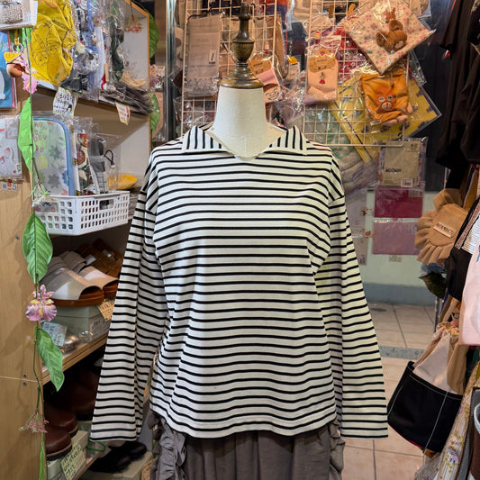 Yarra Striped T-shirt, made in Japan
