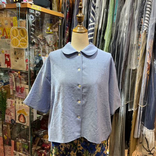 Fig London Around Collar Shirt, 2 Colors, made in Japan