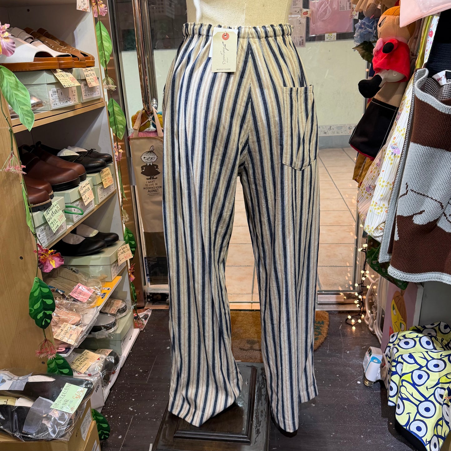 Sale- ichi Antiquites Striped Pants, made in Vietnam