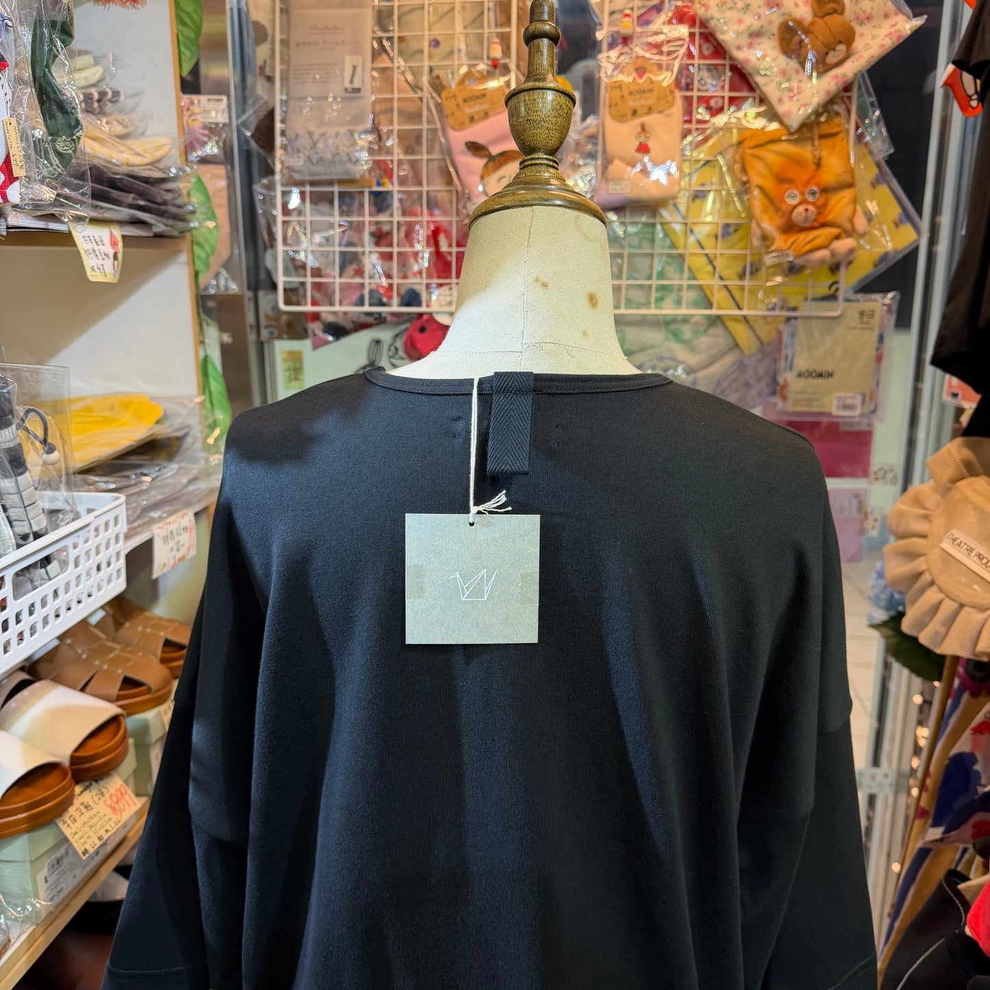 Ohta Black Jizo T-shirt, size W2, made in Japan