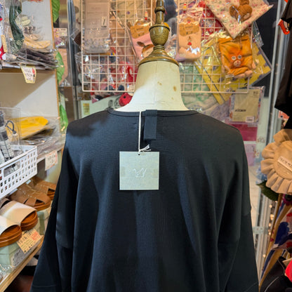 Ohta Black Jizo T-shirt, size W2, made in Japan