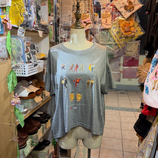 Bedsidedrama Grey T-shirt, size 1, made in Japan