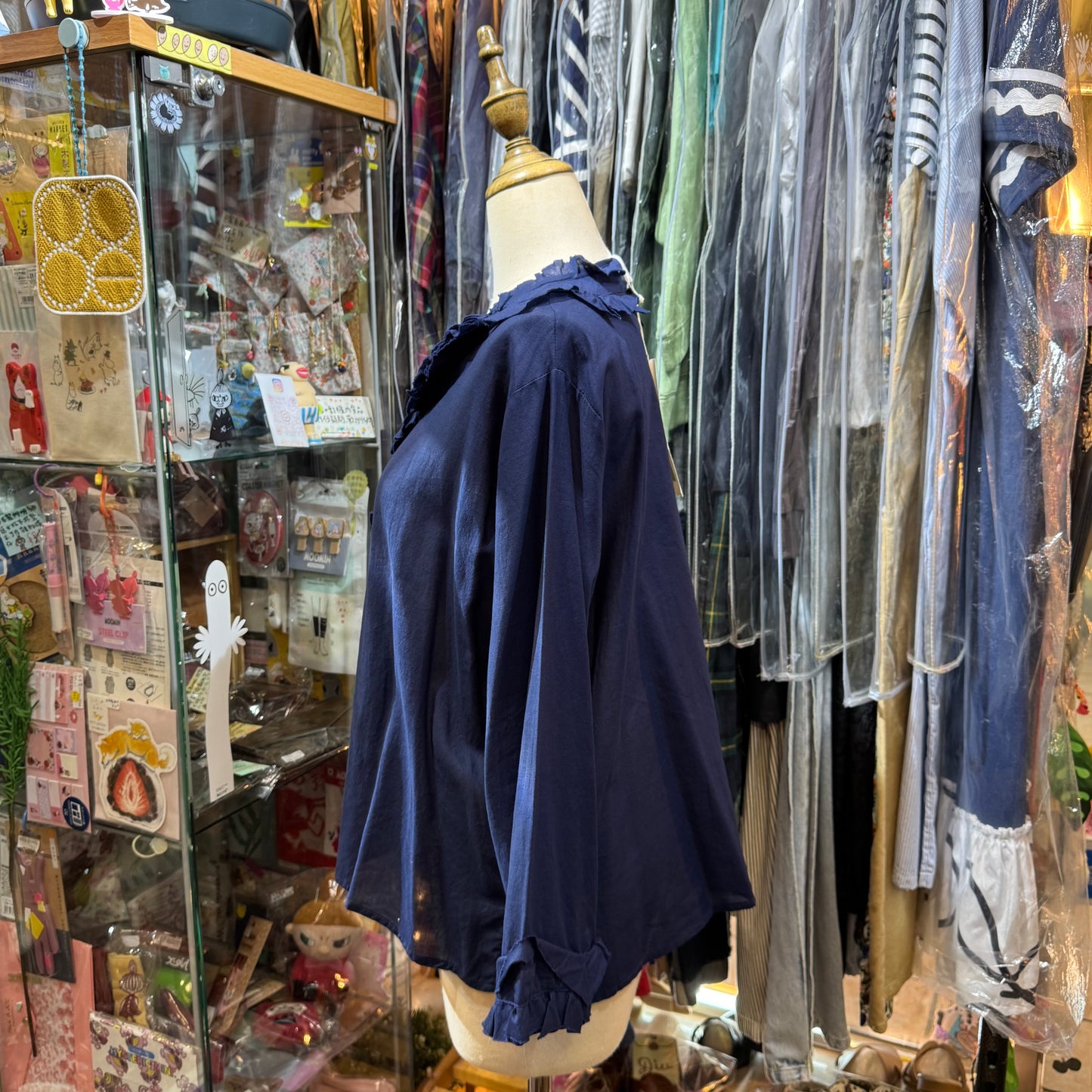 SO Navy Frills 2Way Top, Cardigan