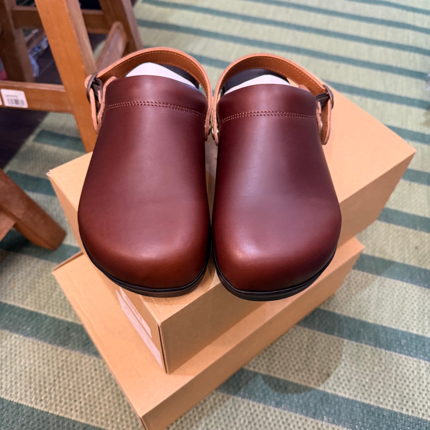 Tumugu X Hcubuch Leather 'Koppe' 2Way Sandals, made in Japan