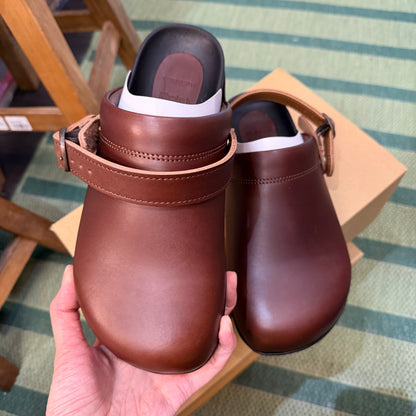 Tumugu X Hcubuch Leather 'Koppe' 2Way Sandals, made in Japan