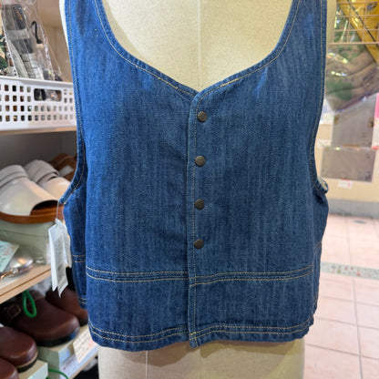 Nouvelles du Paradis Denim 2Way Vest Top